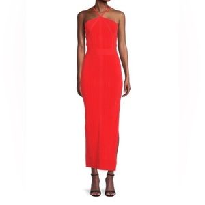 HERVÉ LÉGER Ribbed Bodycon Maxi Dress